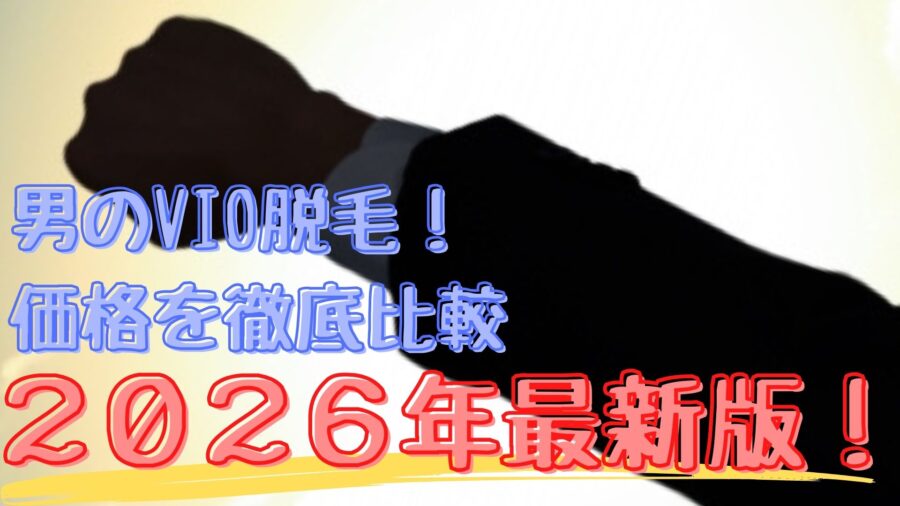 メンズVIO脱毛：2026年最新価格比較ランキング